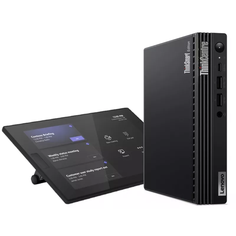 Lenovo ThinkSmart Tiny Kit Intel® Core™ i3 i3-13100T 16 GB DDR4-SDRAM 256 GB SSD „Windows 11 IoT Enterprise“ Mini PC juodas