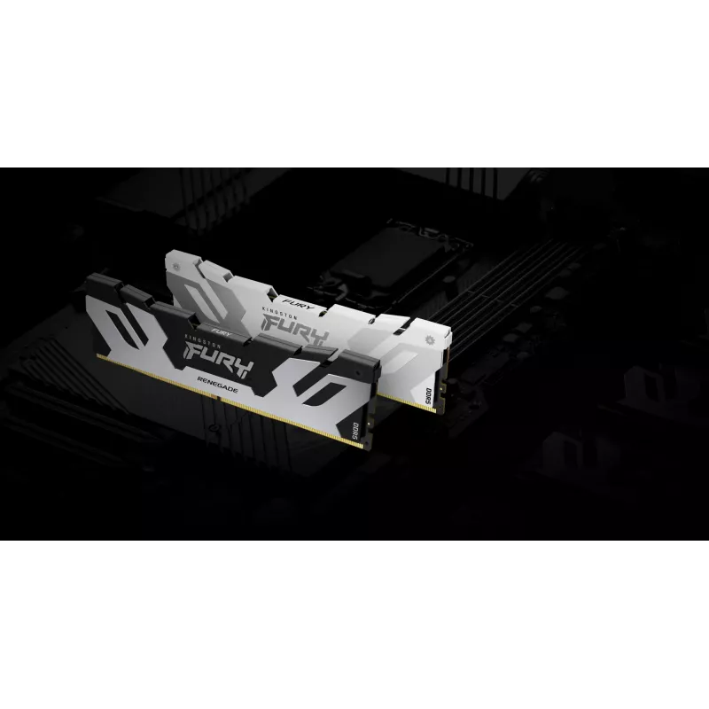 Kingston Technology FURY 32GB 6400MT/s DDR5 CL32 DIMM Renegade White XMP
