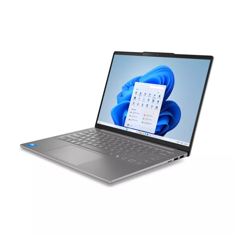 Lenovo IdeaPad plonas 5 14AKP10 Copilot+ PC AMD Ryzen™ AI 7 350 Nešiojamasis kompiuteris 35,6 cm (14 colių) WUXGA 24 GB DDR5-SDRAM 1 TB SSD Wi-Fi 7 (802.11be) Windows 11 Home Vokiška pilka