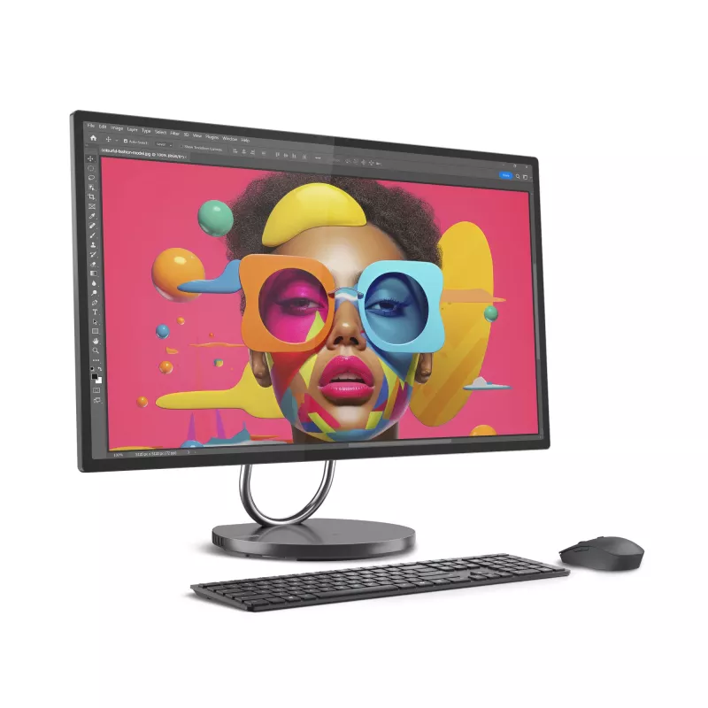 Lenovo Yoga AIO 32ILL10 Intel Core Ultra 7 258V 80 cm (31,5 col.) 3840 x 2160 pikselių Viskas viename kompiuteris 32 GB LPDDR5x-SDRAM 1 TB SSD NVIDIA GeForce RTX 4050 Windows 11 Pro Wi-Fi 7 (802.11be) Pilka