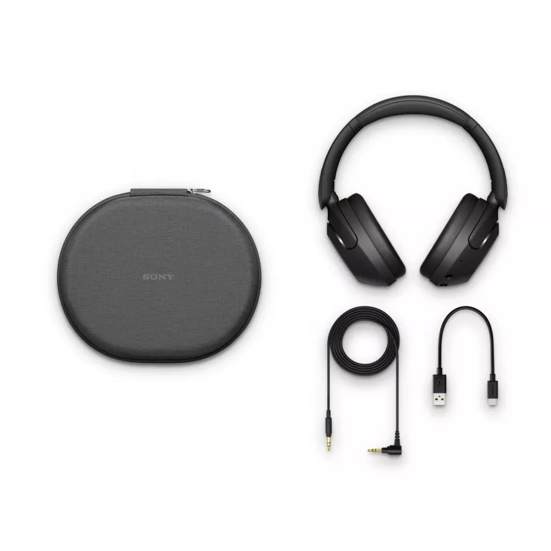 Sony WH-XB910N - juoda, belaidės, skambučiai / muzika, 7 - 25000 Hz, 252 g, ausinės, juoda