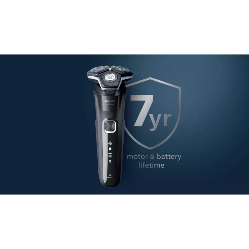 Elektrinis skutimosi peiliukas Philips SHAVER Series 5000 S5887/50 Šlapiam ir sausam skutimuisi su SteelPrecision peiliukais