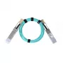 BlueOptics InfiniBand / šviesolaidinis kabelis QSFP56–QSFP56, 10 m, Aqua