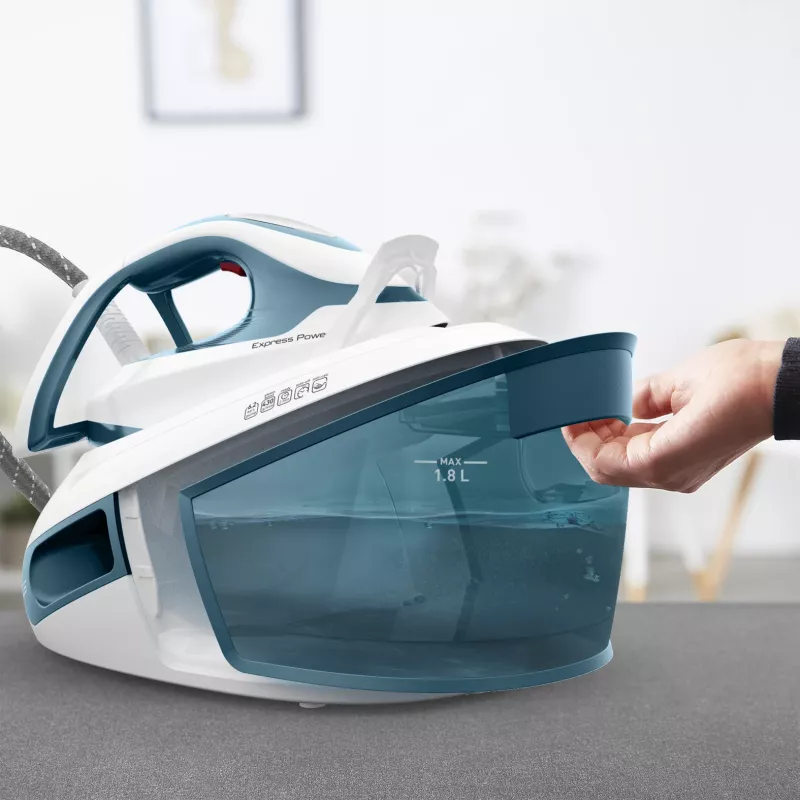 Tefal Express Power SV8111 1,8 l Durilium AirGlide Autoclean padas Mėlyna, Balta