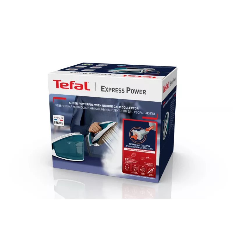 Tefal Express Power SV8111 1,8 l Durilium AirGlide Autoclean padas Mėlyna, Balta
