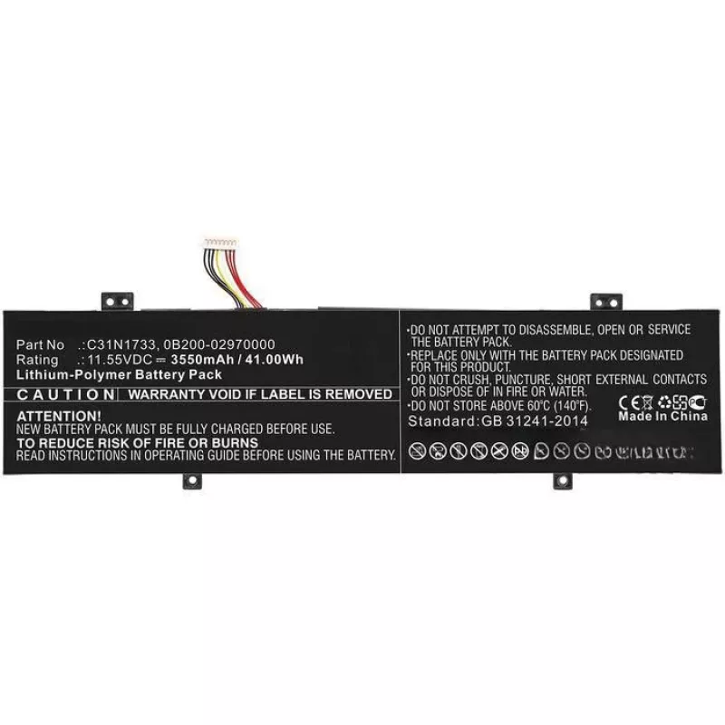 CoreParts 0B200-02970000-CP nešiojamojo kompiuterio dalis Baterija