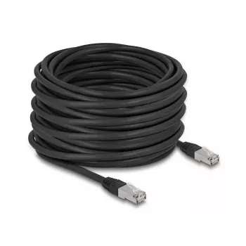 Tinklo kabelis DeLOCK RJ45 Cat.6A 20m Juodas