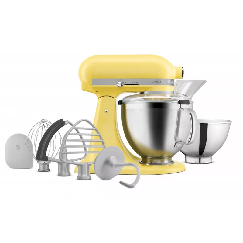 KitchenAid 5KSM195PSEBT maišytuvas Stacionarus maišytuvas 300 W Nerūdijantis plienas, Geltona