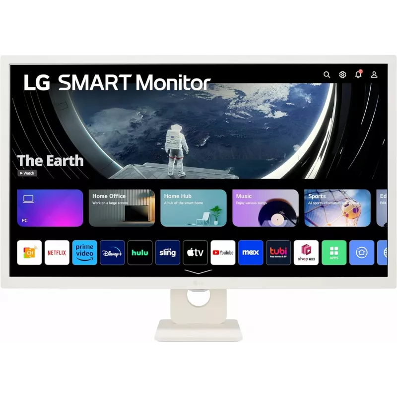 LG 32SR50F-W kompiuterio monitorius 80 cm (31,5 colio) 1920 x 1080 pikselių Full HD LED baltas