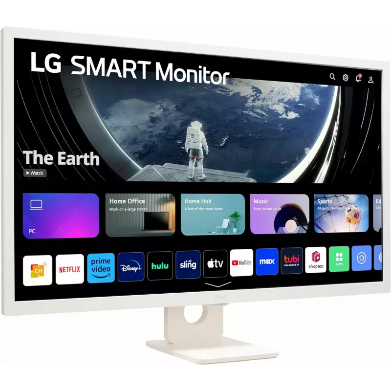 LG 32SR50F-W kompiuterio monitorius 80 cm (31,5 colio) 1920 x 1080 pikselių Full HD LED baltas