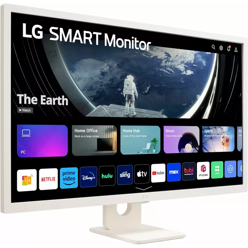 LG 32SR50F-W kompiuterio monitorius 80 cm (31,5 colio) 1920 x 1080 pikselių Full HD LED baltas