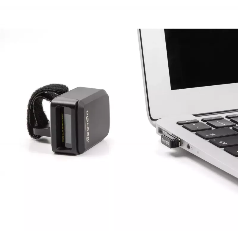 Nešiojamas brūkšninių kodų skaitytuvas DeLOCK 90607 1D 2D belaidis Bluetooth