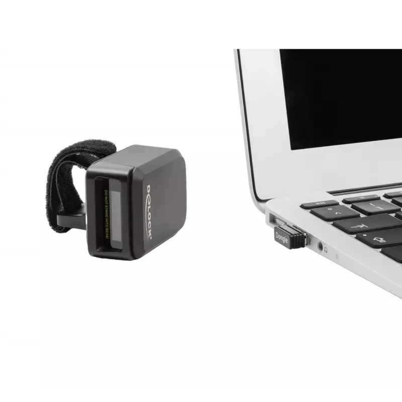 Nešiojamasis brūkšninių kodų skaitytuvas DeLOCK 90610 1D 2D belaidis Bluetooth
