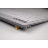 BakkerElkhuizen UltraBoard 950 V2 DE Qwertz, laidinis, USB, žirklinis jungiklis, QWERTZ, tamsiai pilka, šviesiai pilka