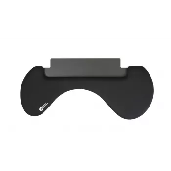 BakkerElkhuizen ErgoSlider+ Underarm Support Asymmetrical, Juoda, Dark Pilka, Geltona, Chipboard, Plastic, Polyurethane (PU), Steel, Clamp attachment, Taiwan, 310 mm, 665 mm