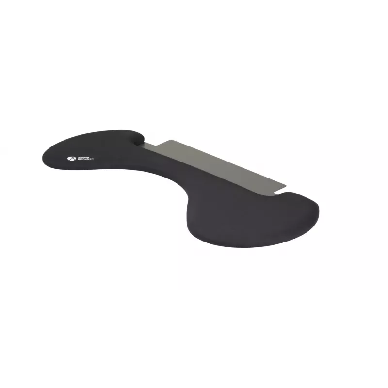 BakkerElkhuizen ErgoSlider+ Underarm Support Asymmetrical, Juoda, Dark Pilka, Geltona, Chipboard, Plastic, Polyurethane (PU), Steel, Clamp attachment, Taiwan, 310 mm, 665 mm