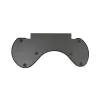 BakkerElkhuizen ErgoSlider+ Underarm Support Asymmetrical, Juoda, Dark Pilka, Geltona, Chipboard, Plastic, Polyurethane (PU), Steel, Clamp attachment, Taiwan, 310 mm, 665 mm