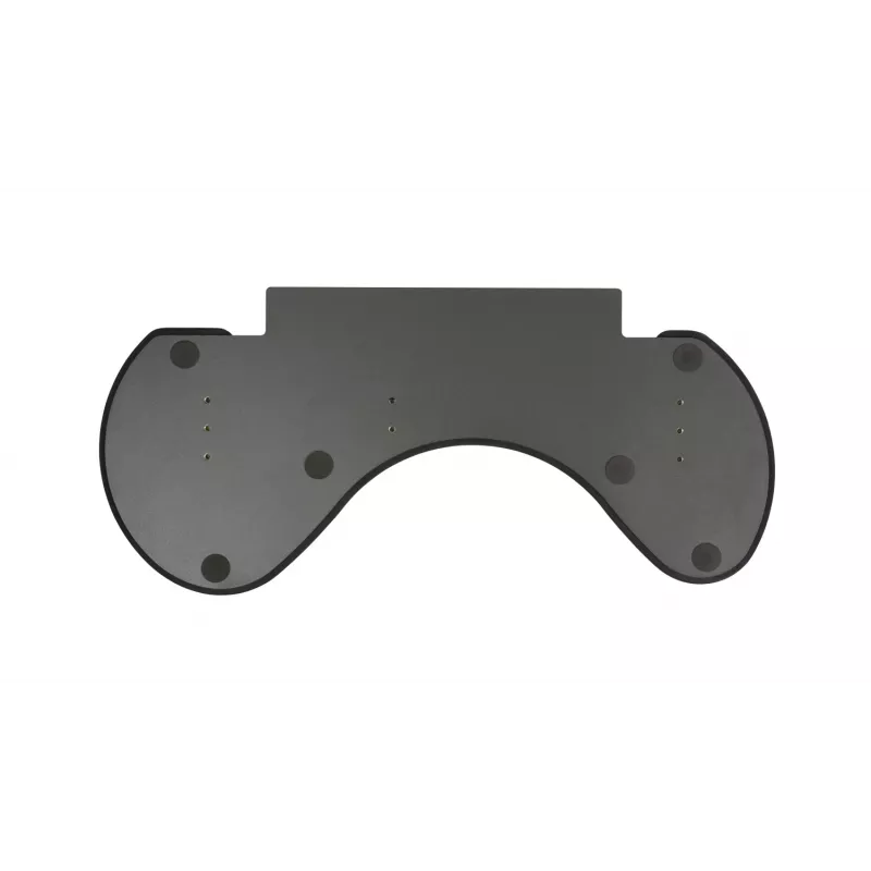 BakkerElkhuizen ErgoSlider+ Underarm Support Asymmetrical, Juoda, Dark Pilka, Geltona, Chipboard, Plastic, Polyurethane (PU), Steel, Clamp attachment, Taiwan, 310 mm, 665 mm