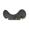 BakkerElkhuizen ErgoSlider+ Underarm Support Asymmetrical, Juoda, Dark Pilka, Geltona, Chipboard, Plastic, Polyurethane (PU), Steel, Clamp attachment, Taiwan, 310 mm, 665 mm