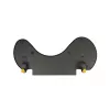 BakkerElkhuizen ErgoSlider+ Underarm Support Asymmetrical, Juoda, Dark Pilka, Geltona, Chipboard, Plastic, Polyurethane (PU), Steel, Clamp attachment, Taiwan, 310 mm, 665 mm