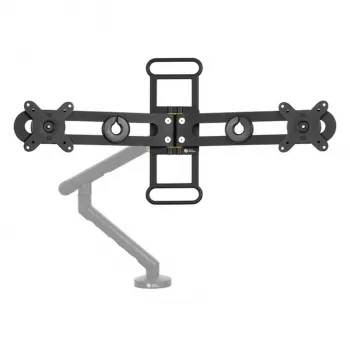 BakkerElkhuizen BE Universal Crossbar, 8 kg, 43,2 cm (17 coliai), 88,9 cm (35 coliai), 100 x 100 mm, Aukščio reguliavimas, Juoda