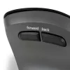 BakkerElkhuizen PRF Pro pelė dešiniarankiams, Dešiniarankė, Vertikalus dizainas, Optinė, RF belaidė + Bluetooth + USB Type-C, 2400 DPI, Juoda, Pilka