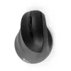 BakkerElkhuizen PRF Pro pelė Kairė, Kairiarankė, Vertikalus dizainas, Optinė, RF belaidė + Bluetooth + USB Type-C, 2400 DPI, Juoda, Pilka