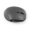 BakkerElkhuizen MidWay pelė Kairė, Kairiarankiams, Vertikalus dizainas, Optinė, RF belaidė + Bluetooth + USB Type-C, 2400 DPI, Pilka, Juoda