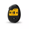 BakkerElkhuizen MidWay pelė Kairė, Kairiarankiams, Vertikalus dizainas, Optinė, RF belaidė + Bluetooth + USB Type-C, 2400 DPI, Pilka, Juoda
