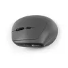 BakkerElkhuizen MidWay pelė Dešinė, Dešiniarankiams, Vertikalus dizainas, Optinė, RF belaidė + Bluetooth + USB Type-C, 2400 DPI, Pilka, Juoda