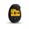 BakkerElkhuizen MidWay pelė Dešinė, Dešiniarankiams, Vertikalus dizainas, Optinė, RF belaidė + Bluetooth + USB Type-C, 2400 DPI, Pilka, Juoda