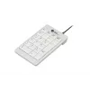 BakkerElkhuizen UltraBoard 955 V2 Numeric, USB, 22, Nešiojamasis kompiuteris / PC, 1.5 m, Tamsiai pilka, Šviesiai pilka
