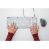 BakkerElkhuizen UltraBoard 955 V2 Numeric, USB, 22, Nešiojamasis kompiuteris / PC, 1.5 m, Tamsiai pilka, Šviesiai pilka