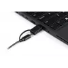 BakkerElkhuizen UltraBoard 955 V2 Numeric, USB, 22, Nešiojamasis kompiuteris / PC, 1.5 m, Tamsiai pilka, Šviesiai pilka