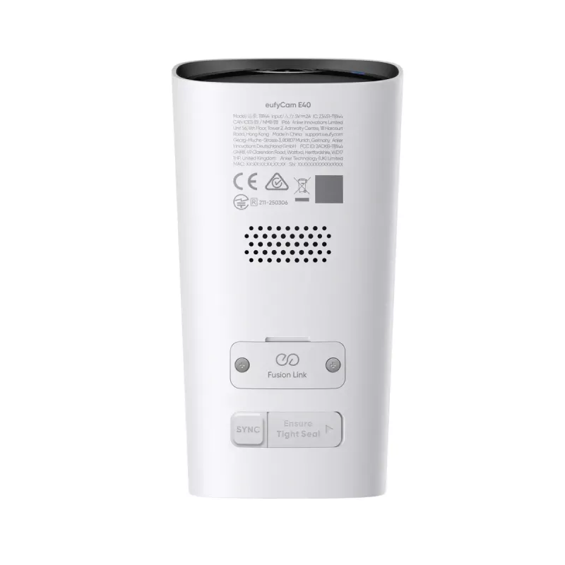 IP apsaugos kamera Anker Eufy eufyCam E40 2-Cam Kit su HomeBase S280, lauko, 2688×1520 px, 130° matymo kampas, montuojama ant sienos
