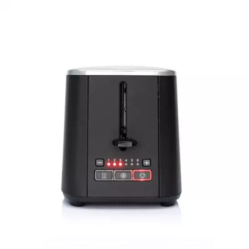 2 riekių skrudintuvas Wilfa CT-1000MB — 1000 W, juodas plieninis korpusas