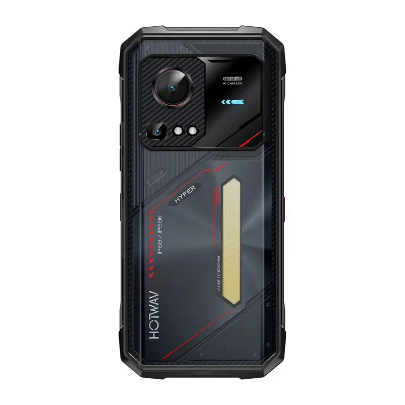 Išmanusis telefonas HOTWAV Hyper 7S (juodas) — kompaktiškas Android įrenginys