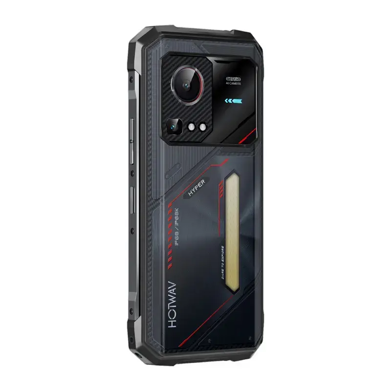 Išmanusis telefonas HOTWAV Hyper 7S (juodas) — kompaktiškas Android įrenginys