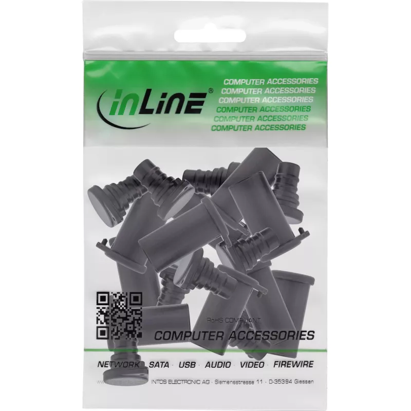 InLine 94030 laido jungtis, juoda
