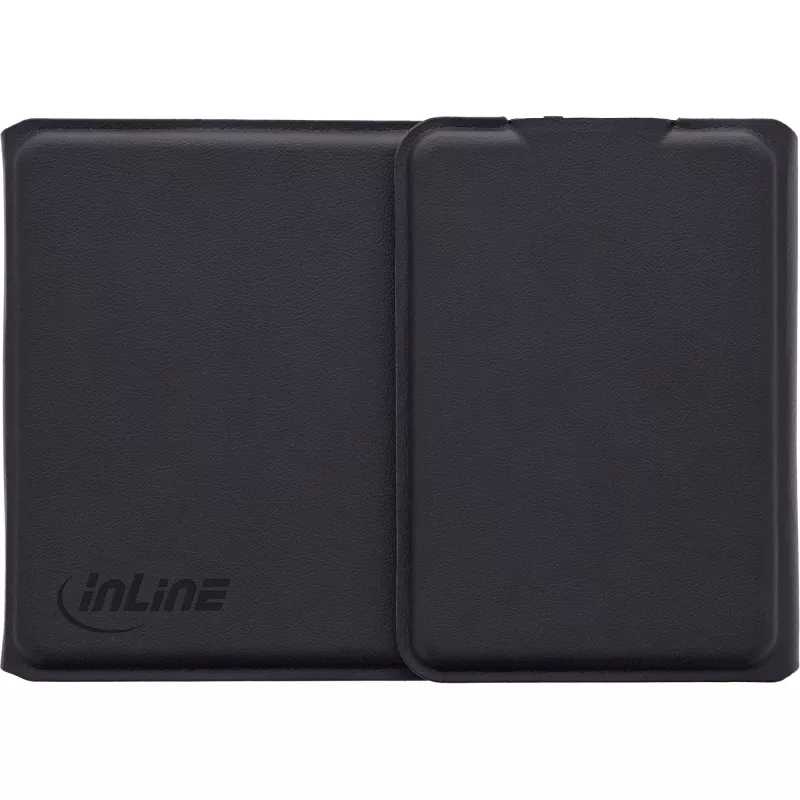 InLine 55379B klaviatūra universali Bluetooth QWERTZ vokiška juoda