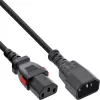 InLine 16934L maitinimo laidas Juoda 0,5 m IEC C13 IEC C14