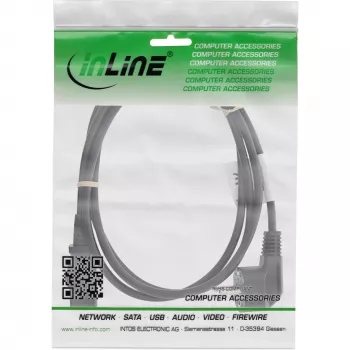 InLine 16951L maitinimo laidas Juodas 1 m IEC C13 CEE7/7