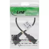 InLine 16954L maitinimo laidas juodas 0,5 m IEC C13 CEE7/7