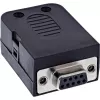 InLine 92501G laido jungtis Terminal block / D-Sub 9 Juoda