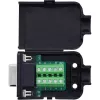 InLine 92501G laido jungtis Terminal block / D-Sub 9 Juoda