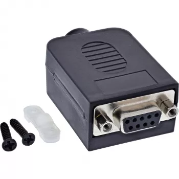 InLine 92501H laido jungtis Gnybtų blokas / D-Sub 9 Juoda