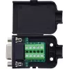 InLine 92501H laido jungtis Gnybtų blokas / D-Sub 9 Juoda