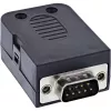 InLine 92501I laido jungtis Terminalinis blokas / D-Sub 9 Juoda