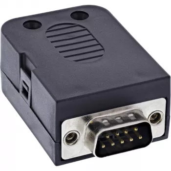 InLine 92501I laido jungtis Terminalinis blokas / D-Sub 9 Juoda