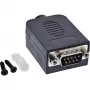 InLine 92501J laido jungtis Terminal block / D-Sub 9 Juoda